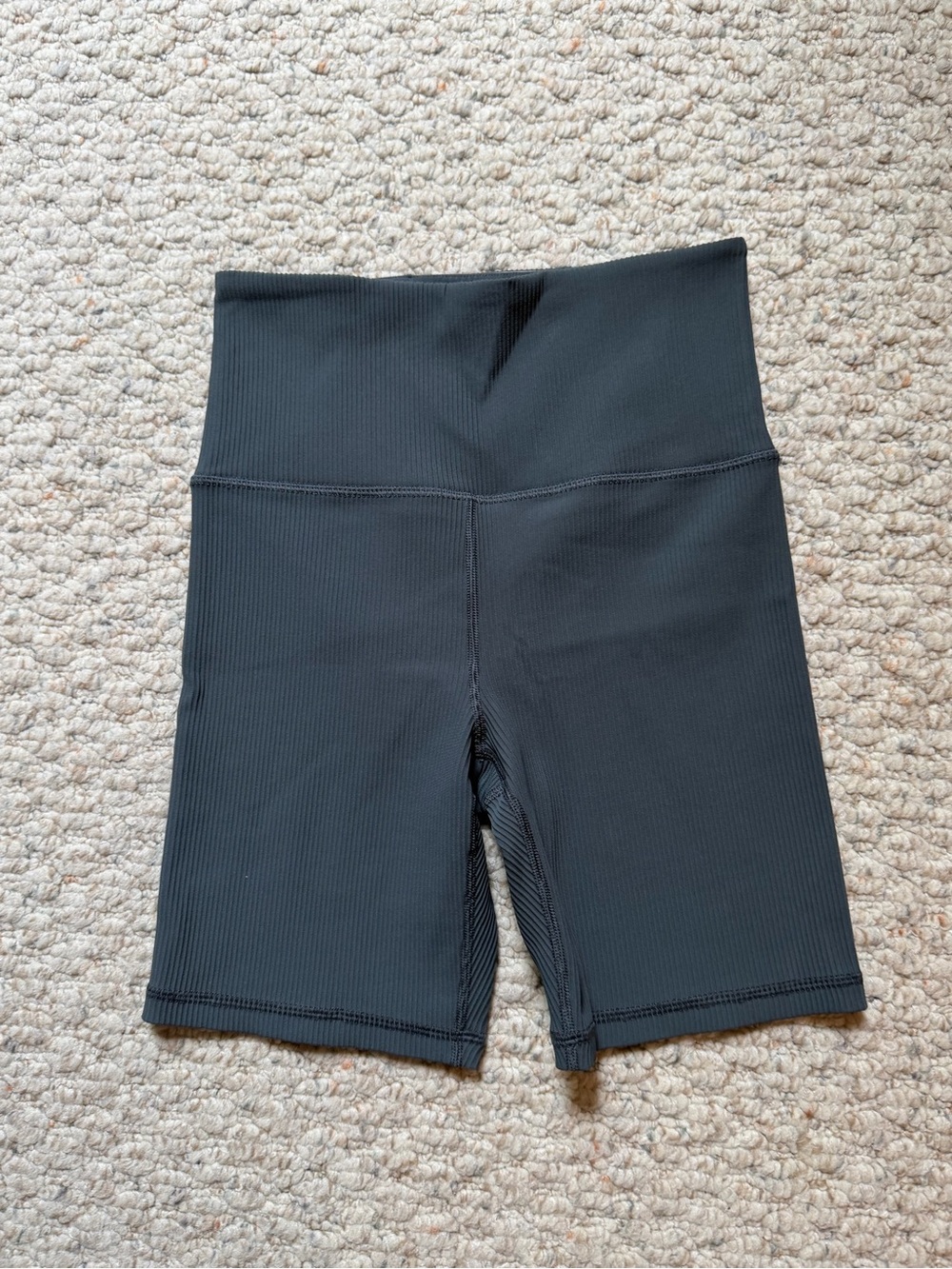 Athleta High Rise Elation Rib 7” Shorty
